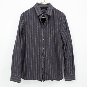 American Eagle Vintage Fit Striped Button Up Shirt